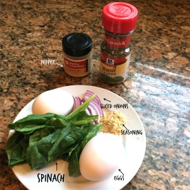 Basil Eggs Ingredients